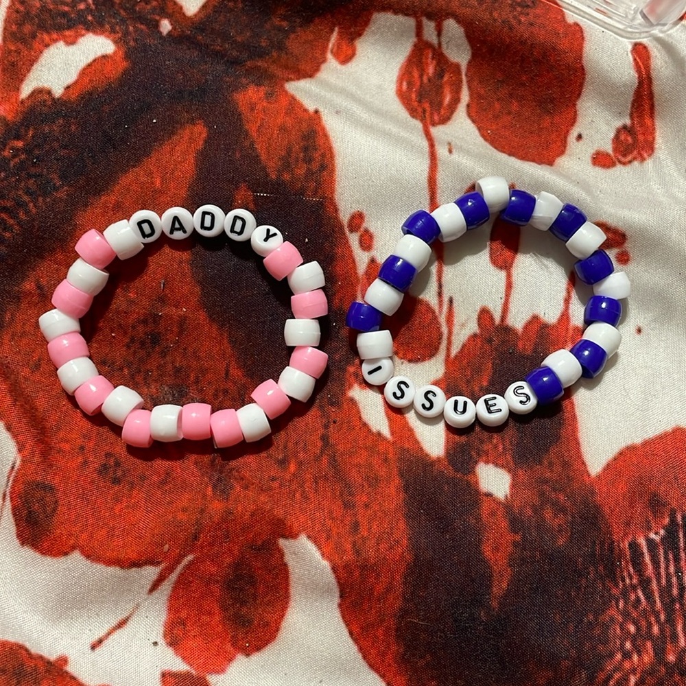 Daddy issues bracelet bundle